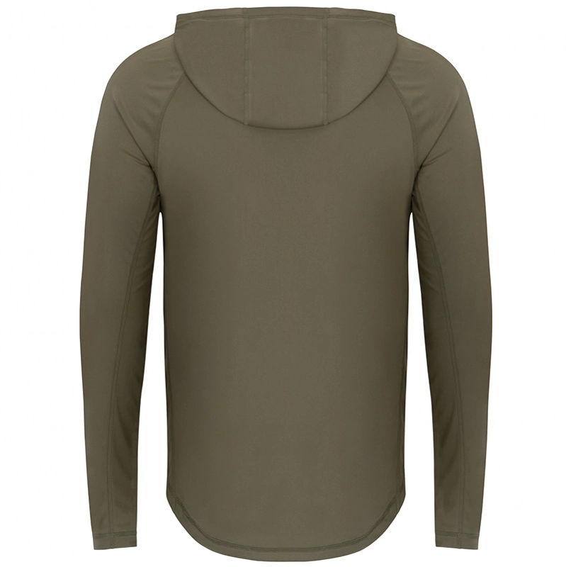 Korda UPF Hooded Top Dark Khaki